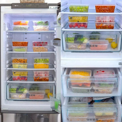 SATCO Clear Plastic Food Containers With Lids 650 ml Reusable 250 Pack Microwave
