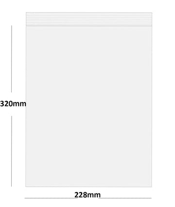 Grip Seal Bags Self Resealable Clear Polythene Poly Plastic Zip Lock All Sizes