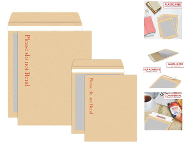 100 C4 A4 Brown Manilla Envelopes 324x229mm Self Seal 90gsm Strong *OFFER*