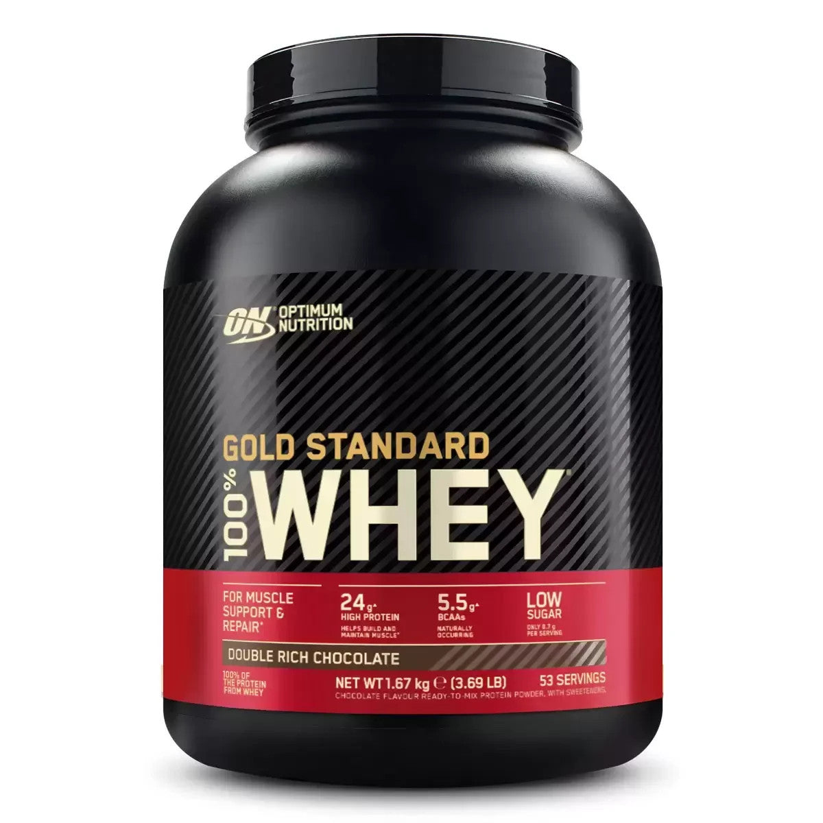 Whey Chocolate and Vanilla Protein Powder Optimum Nutrition Gold Standard 100%