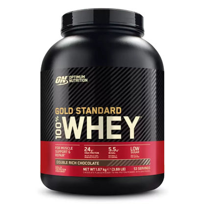Whey Chocolate and Vanilla Protein Powder Optimum Nutrition Gold Standard 100%