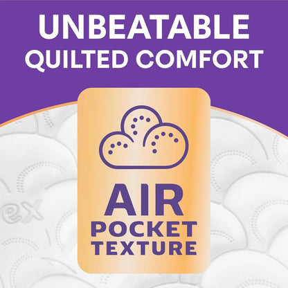 Andrex Toilet Rolls 3 Ply Supreme Quilts Fragrance Free Toilet Paper Pack of 48