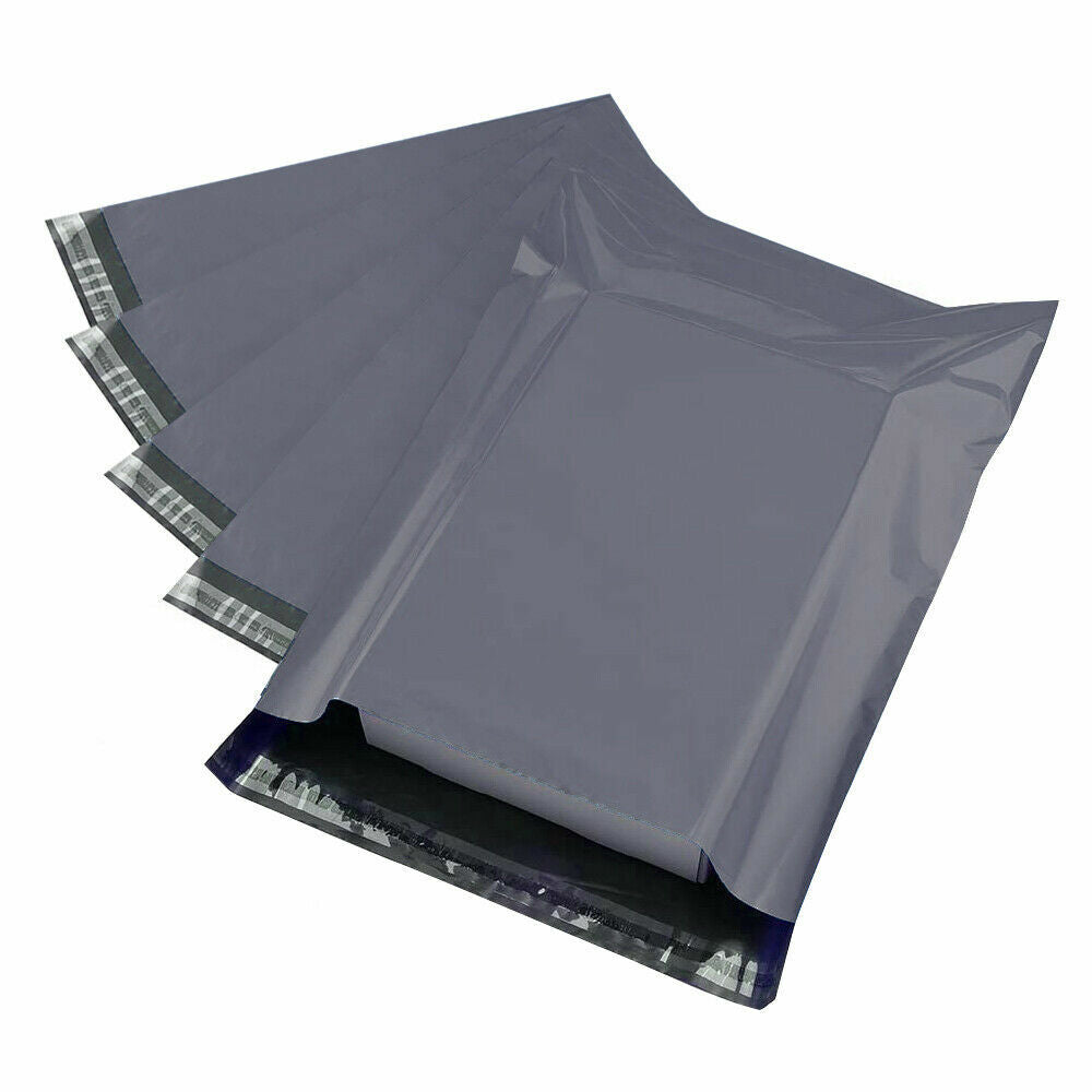 GREY MAILING STRONG POLY POSTAL POSTAGE SELF SEAL ALL SIZE BAGS FAST DELIVERY UK