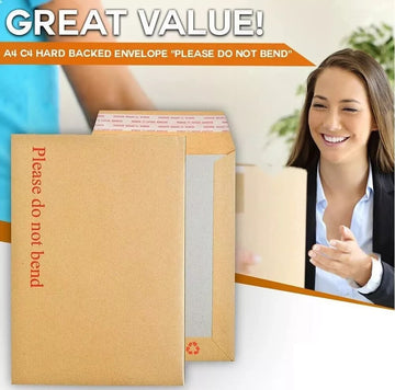 100 C4 A4 Brown Manilla Envelopes 324x229mm Self Seal 90gsm Strong *OFFER*
